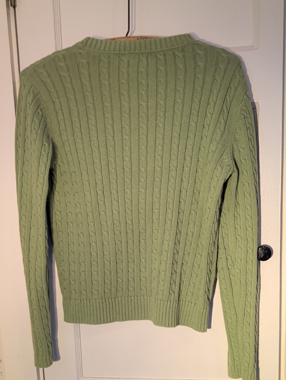 ๐ Cable Knit S Women's Sweater Cotton Preppy Academia Clean Girl School Staple - Picture 5 of 11